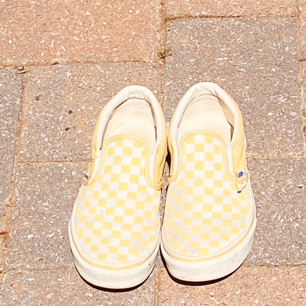 Yellow Slip-On Vans